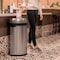 Simplehuman 16 gal Round Indoor Metal Can, Brushed, Stainless Steel, 18.5 in CW1468 - alternate 3